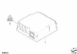 VIDEO MODULE/TV MODULE diagram for BMW 3 Series E91 335d