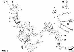 STEERING LOCK/IGNITION SWITCH diagram for BMW X5 E53 4.6is