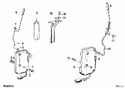 CENTRAL LOCKING DOOR diagram for BMW 6 Series E24 630CSi