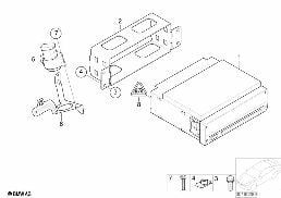 System nawigacji diagram for BMW 7 Series E65 745i