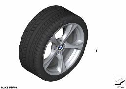 WINTER WHEEL W.TIRE STAR SP.276 - 17