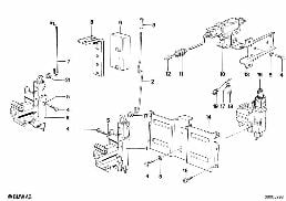 ระบบเซ็นทรัลล็อค diagram for BMW 6 Series E24 633CSi