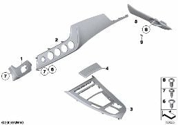 RETROFIT, ALUMINUM LATERAL WIPE diagram for BMW Z4 E89 30i