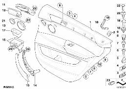 แผงบุประตู ด้านหลัง diagram for BMW X5 E70 3.0si