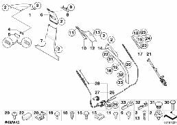 TRIM PANEL A- / B- / C- / D-COLUMN diagram for BMW 5 Series E61 LCI 525d