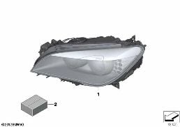 Reflektor diagram for BMW 7 Series F04 Hybrid Hybrid 7L