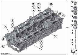 Testata diagram for BMW Rolls-Royce Phantom RR1 Phantom