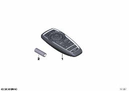 추가장착, 뒷좌석 리모콘 diagram for BMW 7 Series F01 730d