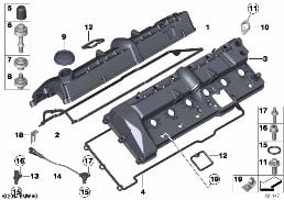 Coperchio testa cilindro diagram for BMW Rolls-Royce Phantom RR1 Phantom