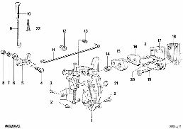 REAR DOOR CONTROL/DOOR LOCK diagram for BMW 7 Series E23 735i