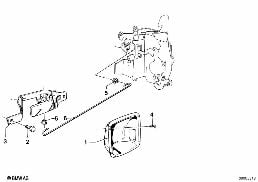 CLOSING SYSTEM, DOOR, REAR diagram for BMW 7 Series E23 735i