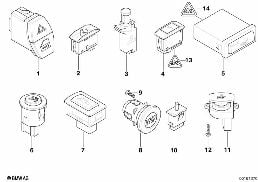 VARIOUS SWITCHES diagram for BMW 6 Series E64 LCI 650i