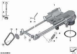 Alimentazione olio/Pompa olio c azionam. diagram for BMW Rolls-Royce Phantom RR1 Phantom