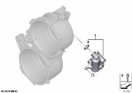 Raccordo radiatore olio per alim. olio diagram for BMW Rolls-Royce Phantom RR1 Phantom