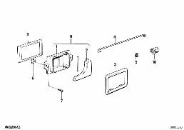 FRONT DOOR CONTROL/DOOR LOCK diagram for BMW 3 Series E30 325i
