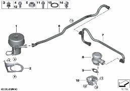 Riduz.sost.nocive gas d.scapp.-pomp.aria diagram for BMW Rolls-Royce Phantom RR1 Phantom