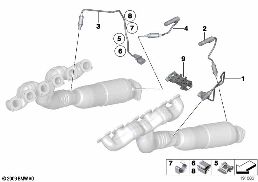 Pezzi montabili di sonda lambda diagram for BMW Rolls-Royce Phantom RR1 Phantom