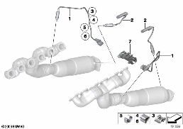 Pezzi montabili di sonda lambda diagram for BMW Rolls-Royce Phantom RR1 Phantom