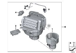BLOWER UNIT / MOUNTING PARTS