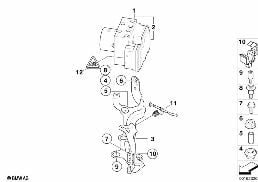 ASC hydroaggreg./stuurtoestel/bevestigng diagram for BMW MINI R56 One