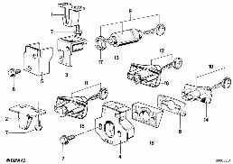 TRUNK LID/CLOSING SYSTEM diagram for BMW 5 Series E12 528