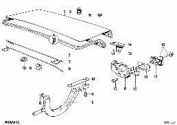 TRUNK LID diagram for BMW 3 Series E30 325i