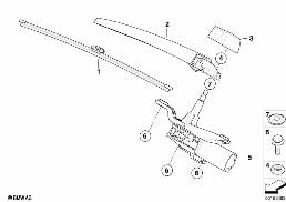 零件 後窗清洗裝置 diagram for BMW X5 E70 3.0sd