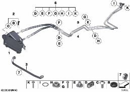 Radiatore olio cambio/Tub.radiat.olio diagram for BMW Rolls-Royce Phantom RR1 Phantom