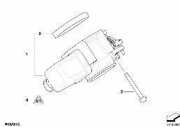 THROTTLE HOUSING ASSY diagram for BMW 7 Series E38 728iL