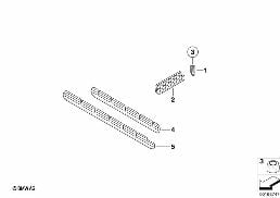 PARTITIONS, STORAGE TRAYS, TRUNK diagram for BMW 5 Series E60 LCI 523Li