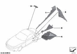 CAVITY SHIELDING, SIDE FRAME diagram for BMW Z4 E89 30i