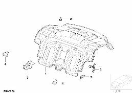 PARTITION TRUNK diagram for BMW 3 Series E36 325is