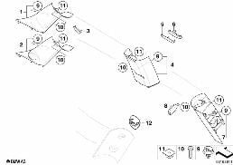 Verkleidung A- / B- / C-Säule diagram for BMW MINI R56 Cooper