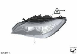 HEADLIGHT diagram for BMW Z4 E89 30i