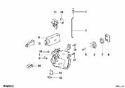 DOOR LOCK FRONT diagram for BMW Z3 E36 M