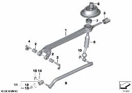 GEARSHIFT MANUAL TRANSMISSION diagram for BMW Z4 E89 30i