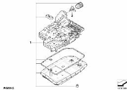 GA6HP19Z MECHATRONICS diagram for BMW 3 Series E90 320i