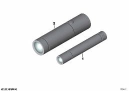 Baladeuse à LED diagram for BMW 5 Series E39 525td