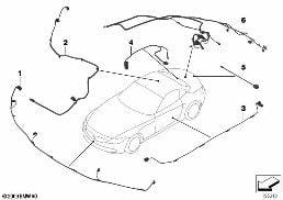 VARIOUS ADDITIONAL WIRING SETS diagram for BMW Z4 E89 18i