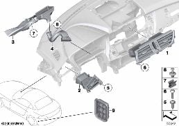 AIR DUCT diagram for BMW Z4 E89 28i