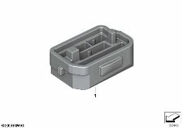 BRACKET F BODY CONTROL UNITS AND MODULES diagram for BMW X1 E84 20d