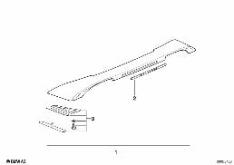 Πίσω αεροτομή BMW Motorsport diagram for BMW 3 Series E36 M3