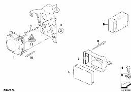 ACTIVE CRUISE CONTROL STOP/GO diagram for BMW 6 Series E64 LCI 650i