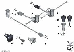 CIGARETTE LIGHTER / SOCKETS diagram for BMW 3 Series E90 318d