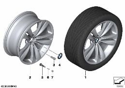 BMW LA WHEEL DOUBLE SPOKE 316 - 20''