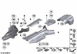 HEAT INSULATION diagram for BMW Z4 E89 30i