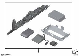 Dod. výbava integrace iPod diagram for BMW Rolls-Royce Phantom RR1 Phantom