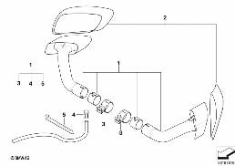 テール パイプ カバー クローム diagram for BMW X6 E71 30dX