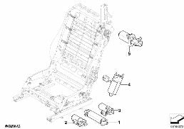 SEAT, FRONT, ELECTRICAL AND MOTORS diagram for BMW 3 Series E93 328i