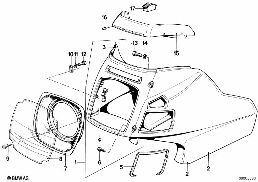 CASING UPPER PART/DASHBOARD
